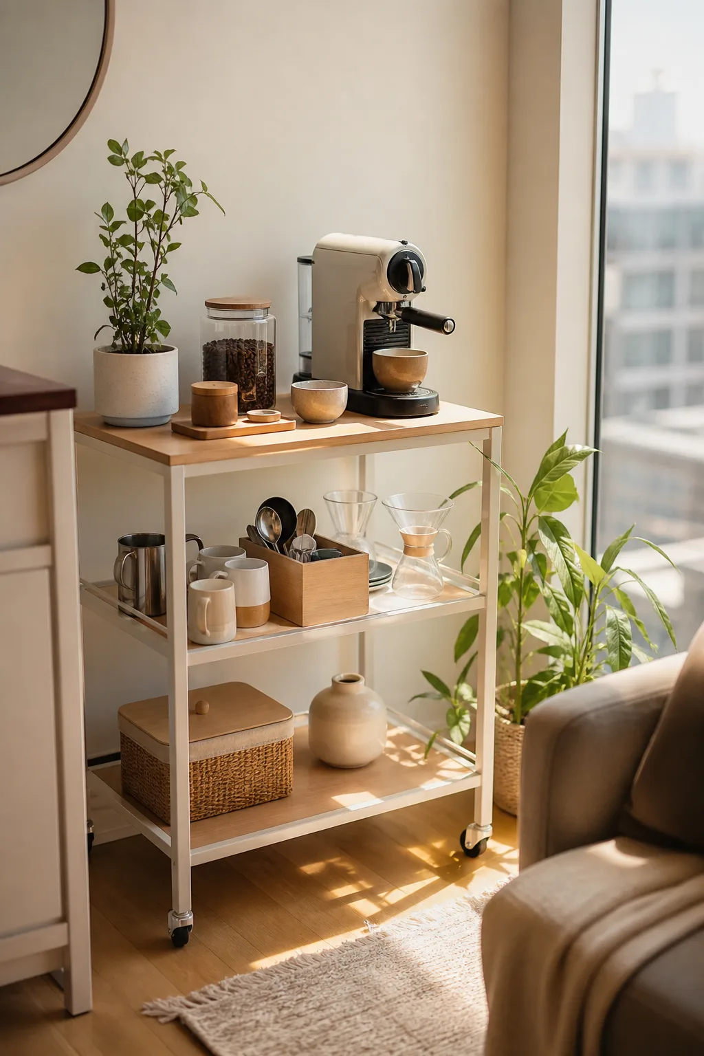 Coffee Bar Cart Ideas