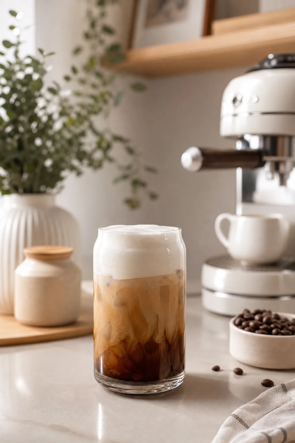 How to Make Starbucks Vanilla Sweet Cream Cold Foam at Home