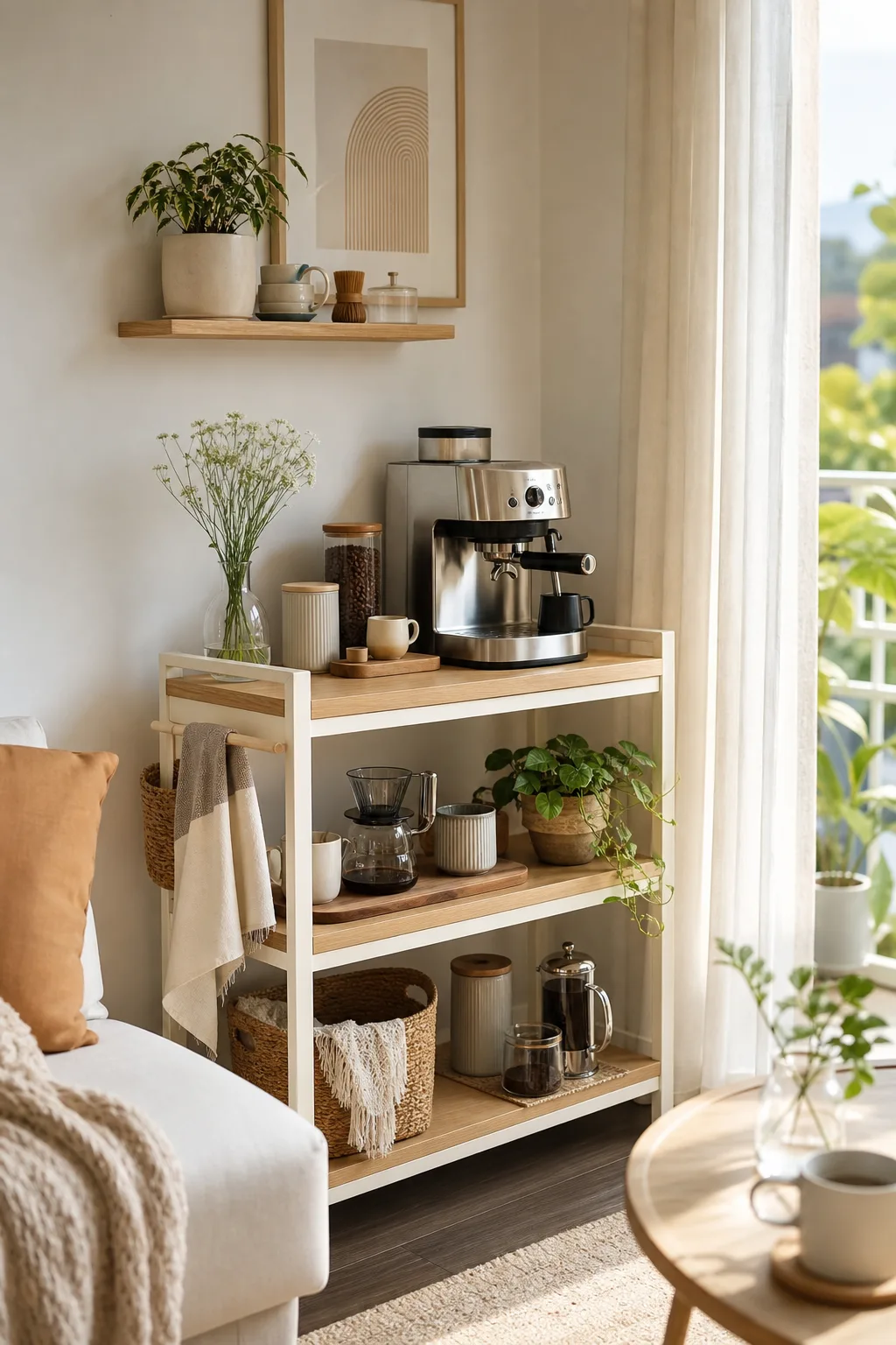 Tiny Coffee Bar Ideas for Renters